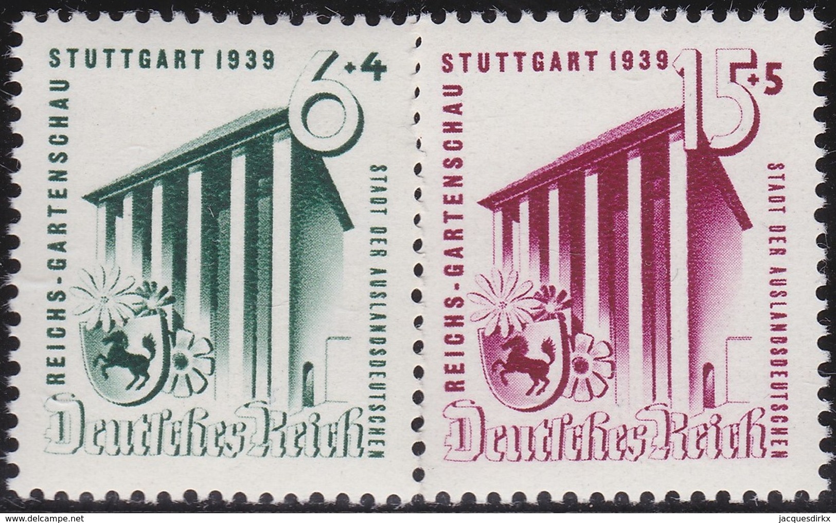 Deutsches Reich   .    Michel  692/693     .   *   .   Ungebraucht Mit Gummi Und Falz  .   /   .   Mint Hinged - Ungebraucht