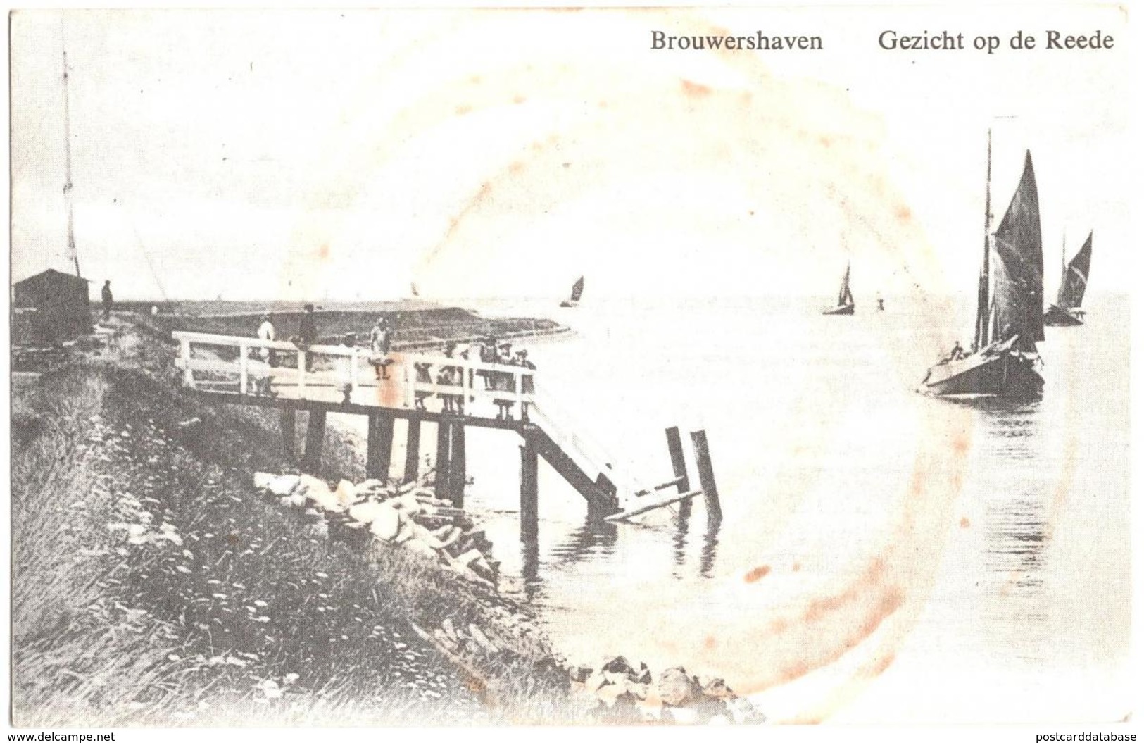 Brouwershaven - Gezicht Op De Reede - Autres & Non Classés