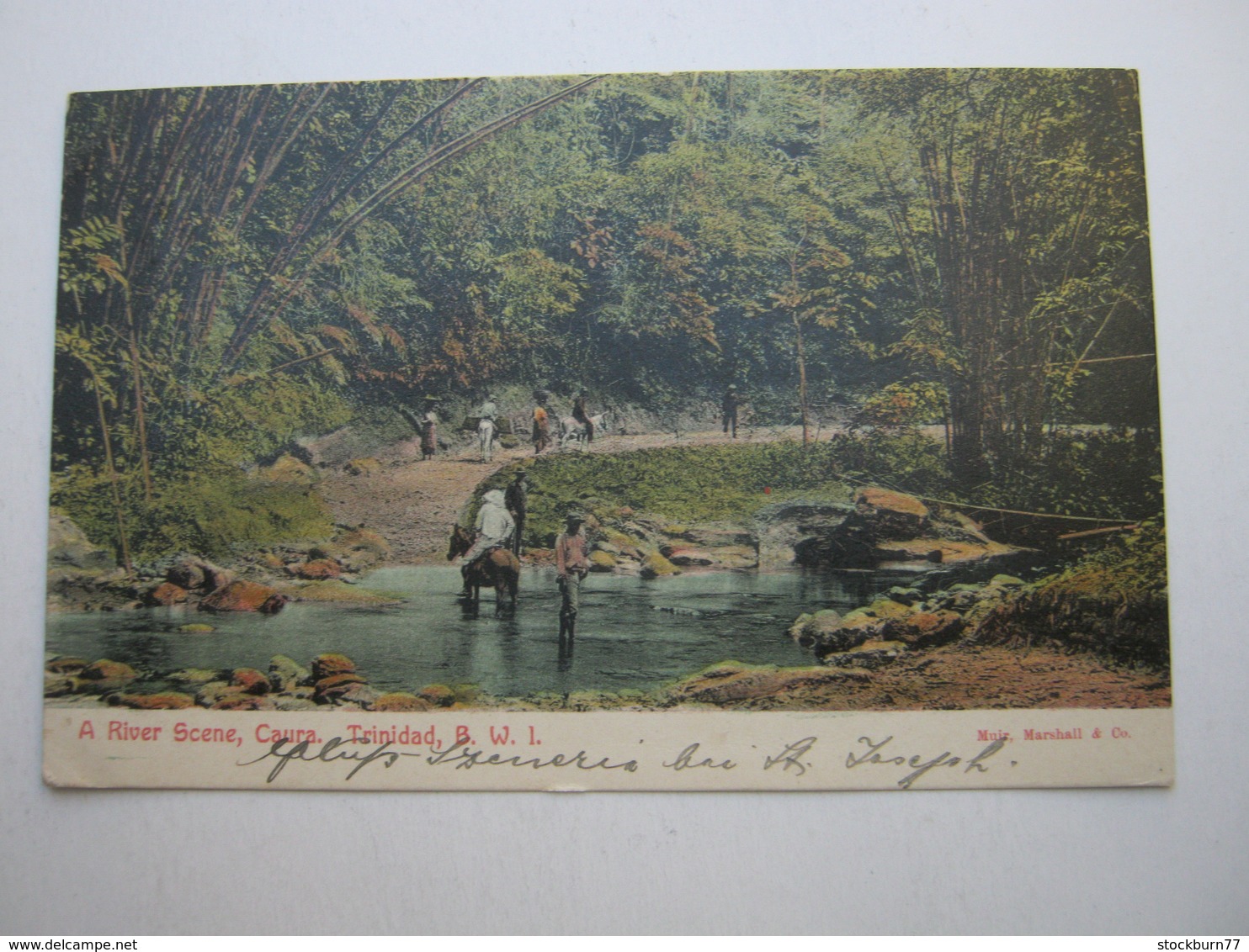 TRINIDAD , Postcard With Stamp Send To Germany 1909 - Trinidad