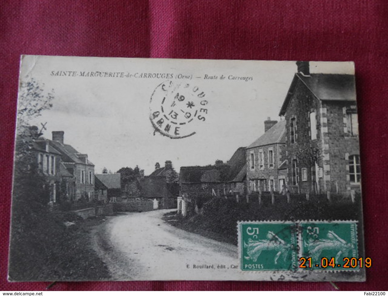 CPA - Sainte-Marguerite-de-Carrouges - Route De Carrouges - Autres & Non Classés