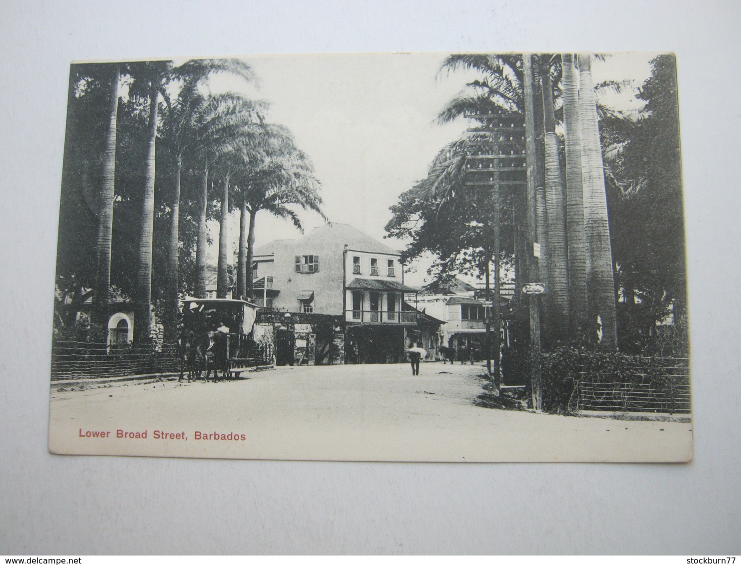 BARBADOS , Postcard With Stamp Send To Germany 1909 - Barbados