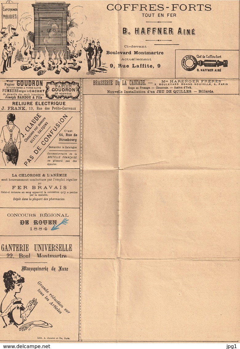 FRANCE : Ancienne Enveloppe Publicitaire. Rare. - Other & Unclassified