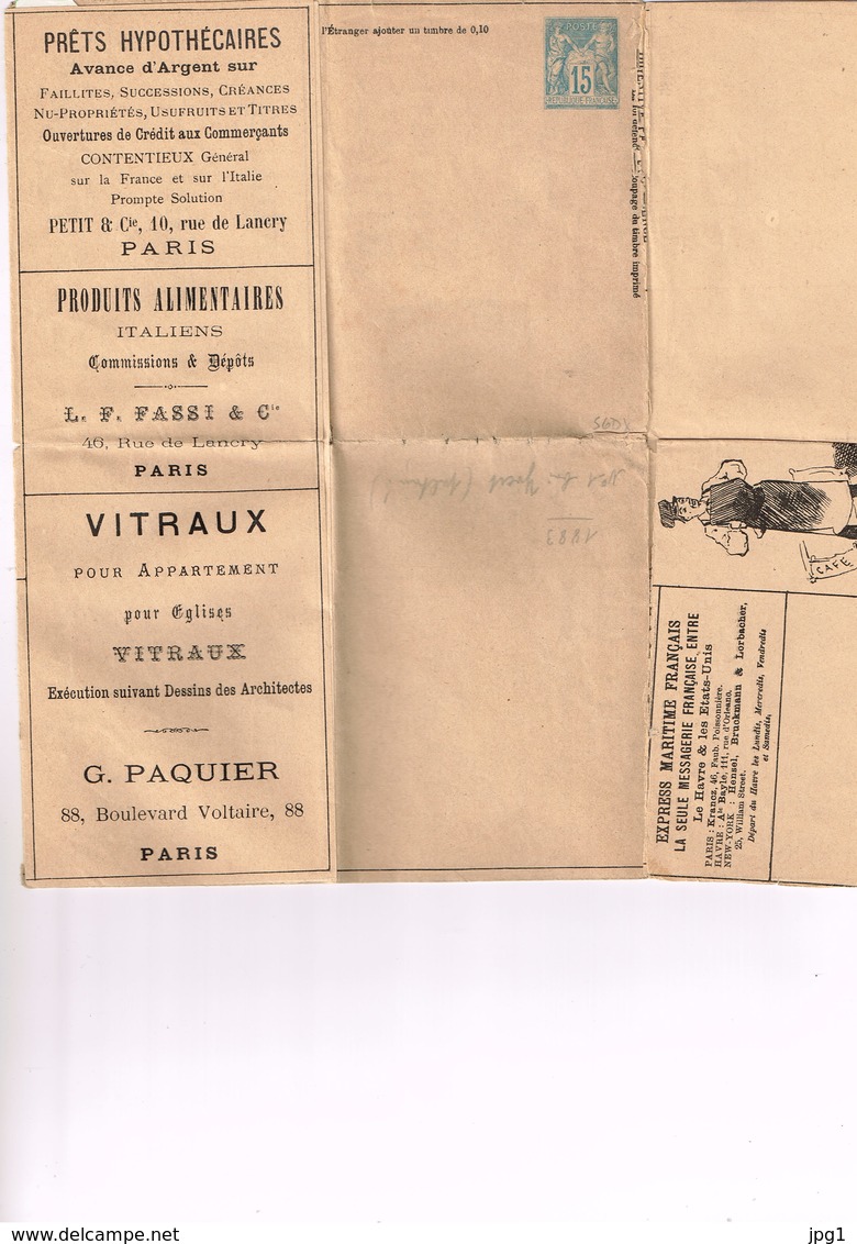 FRANCE : Ancienne Enveloppe Publicitaire. Rare. - Other & Unclassified