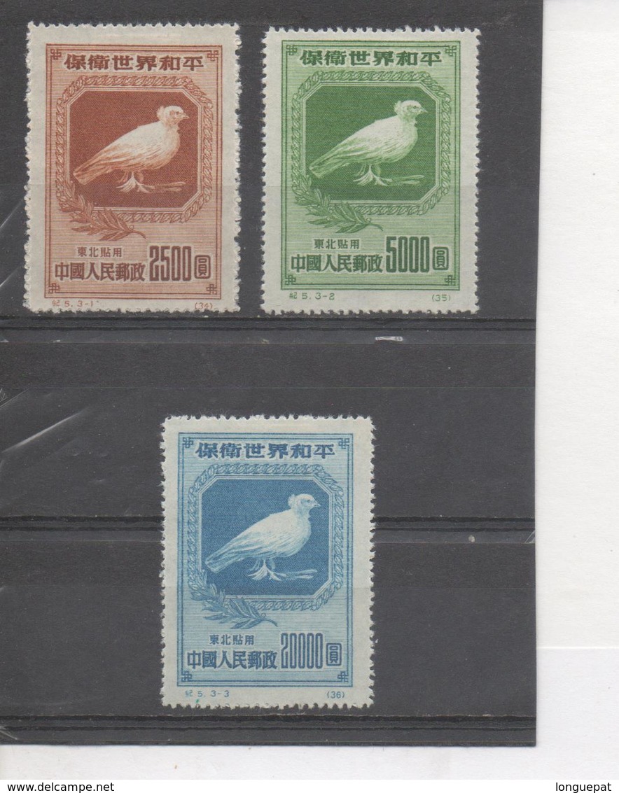 CHINE - Colombe De La Paix - - Nordostchina 1946-48