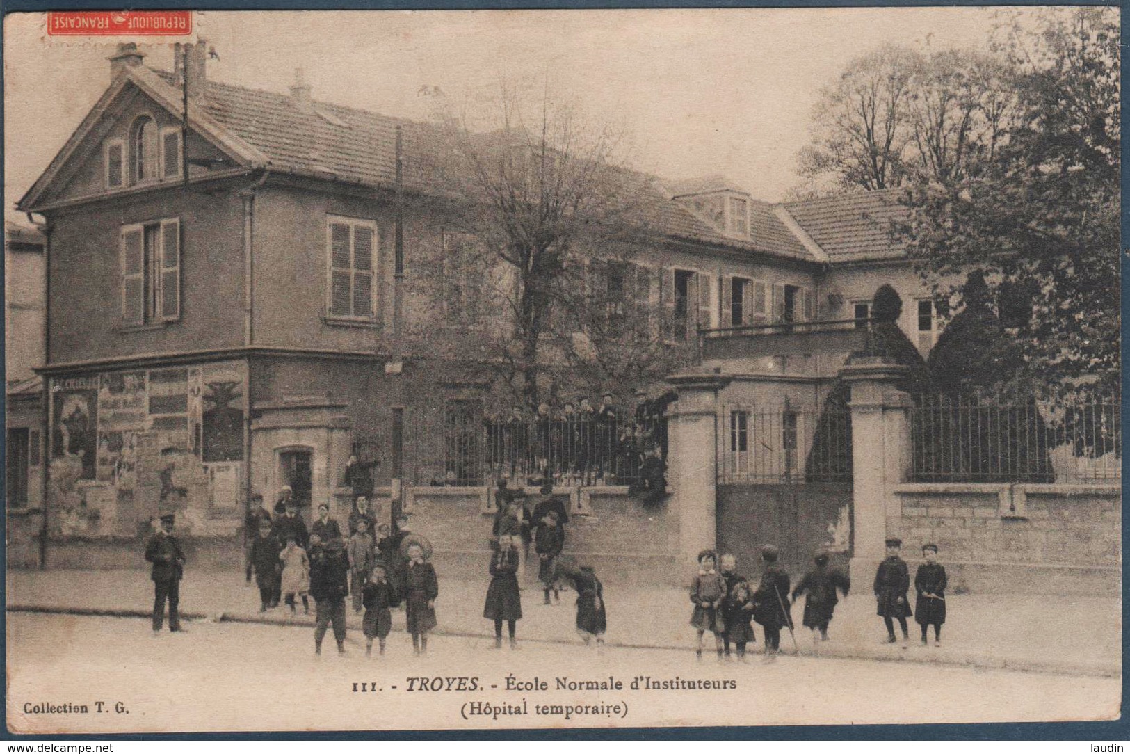 Troyes , école Normale D'instituteurs , Hopital Temporaire , Animée - Troyes