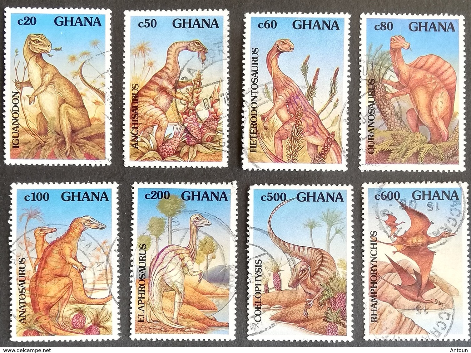 Ghana  1992 Dinosaurs USED - Ghana (1957-...)