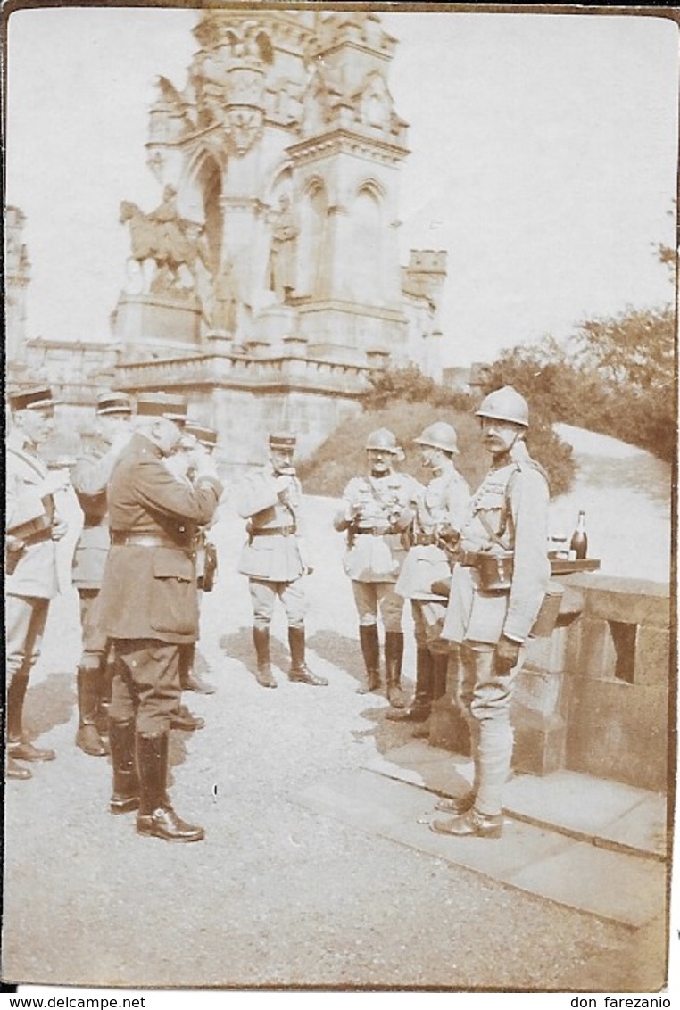 HOHENSYBURG - L'Etat-Major Trinque - 1923 - Photo 9 X 6 Cm. - Autres & Non Classés