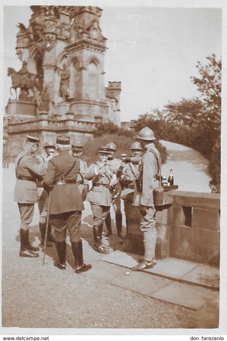 HOHENSYBURG - L'Etat-Major Trinque - 1923 - Photo 9 X 6 Cm. - Andere & Zonder Classificatie