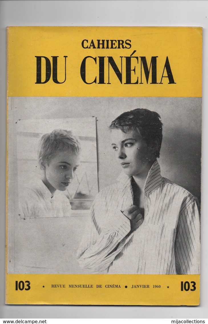 CAHIERS DU CINEMA N° 103 JANVIER 1960- Voir 3 SCANS - Cinéma/Télévision