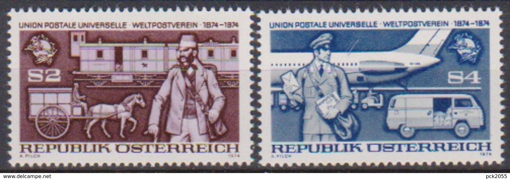 Österreich 1974 Nr.1466 - 1467  ** Postfr. 100 Jahre Weltpostverein UPU ( 9187) Günstige Versandkosten - Ungebraucht