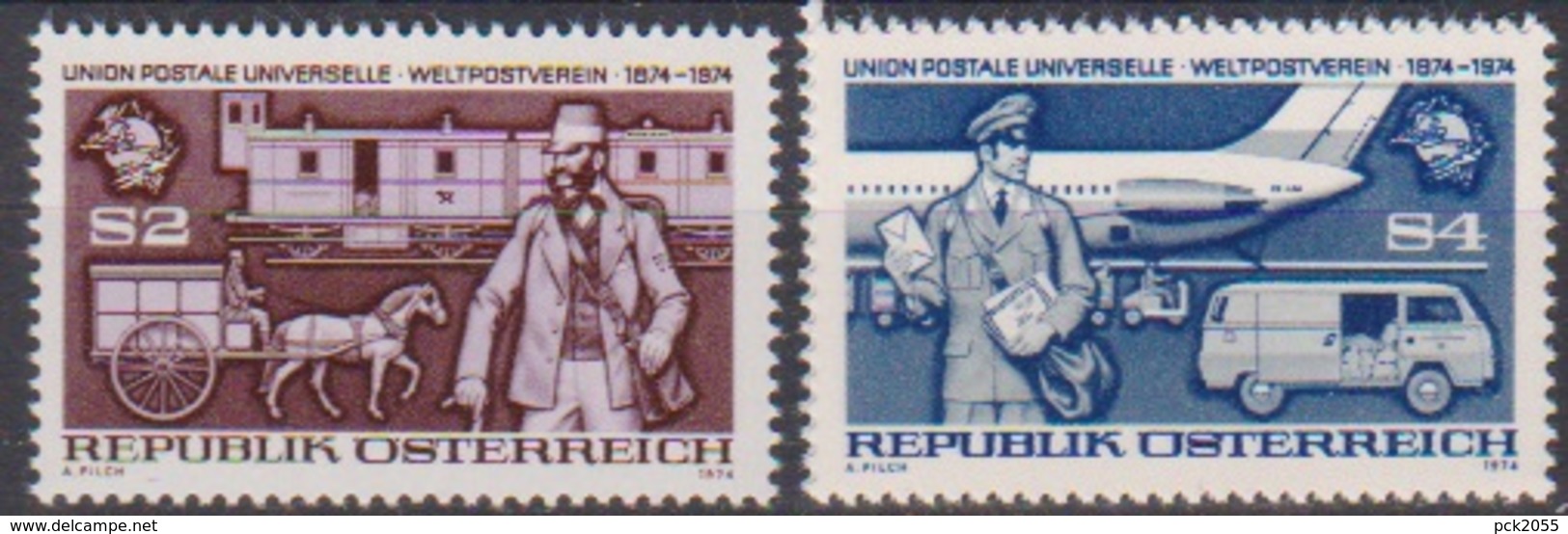 Österreich 1974 Nr.1466 - 1467  ** Postfr. 100 Jahre Weltpostverein UPU ( 9188) Günstige Versandkosten - Ungebraucht