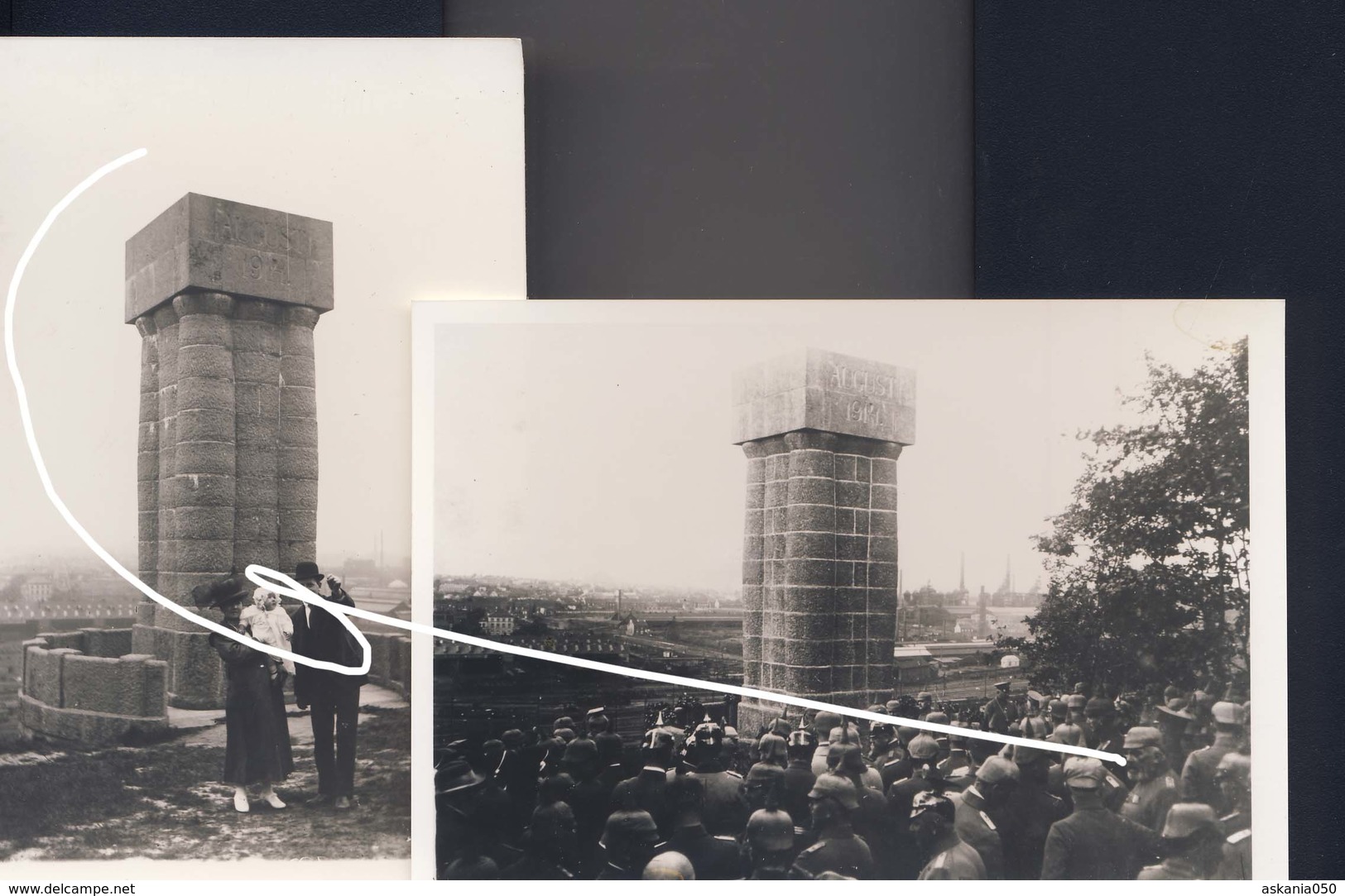 11. Couillet 1e Guerre. Monument Allemand à La Victoire De Charleroi. Repros - 1914-18