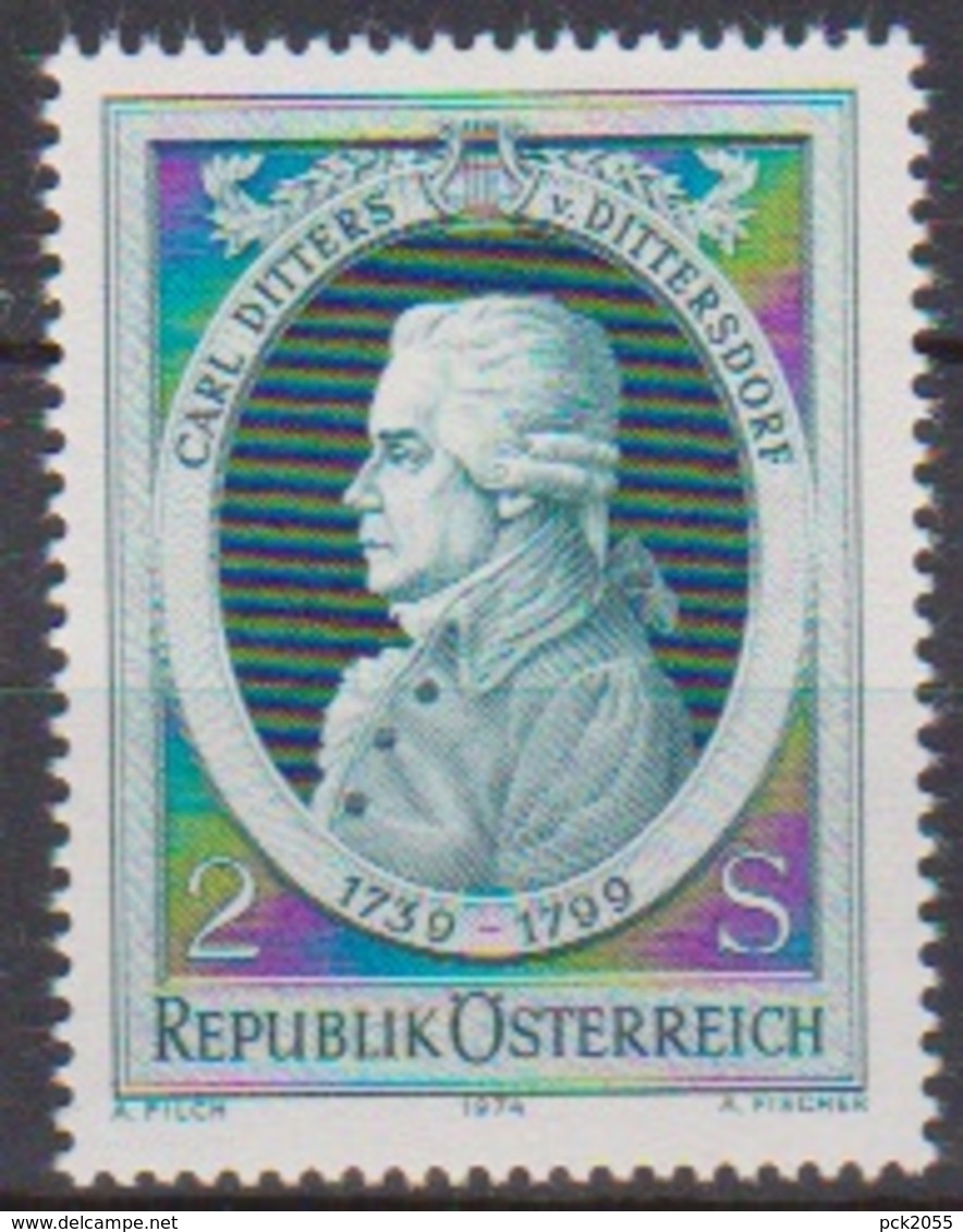 Österreich 1974 Nr.1470 ** Postfr. 175.Todestag Von Carl Ditters ( 9193) Günstige Versandkosten - Ungebraucht