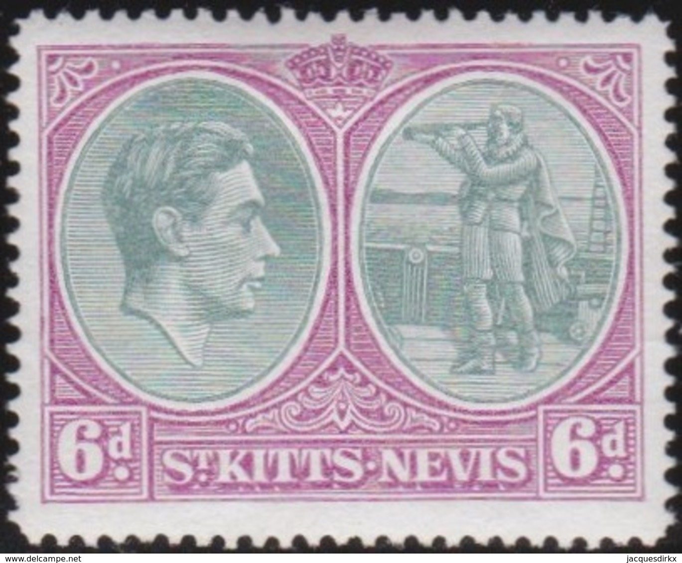 St Kitts And Nevis     .     SG   .    74d       .  *      .  Ongebruikt      .   /   .   Mint-hinged - St.Christopher-Nevis-Anguilla (...-1980)