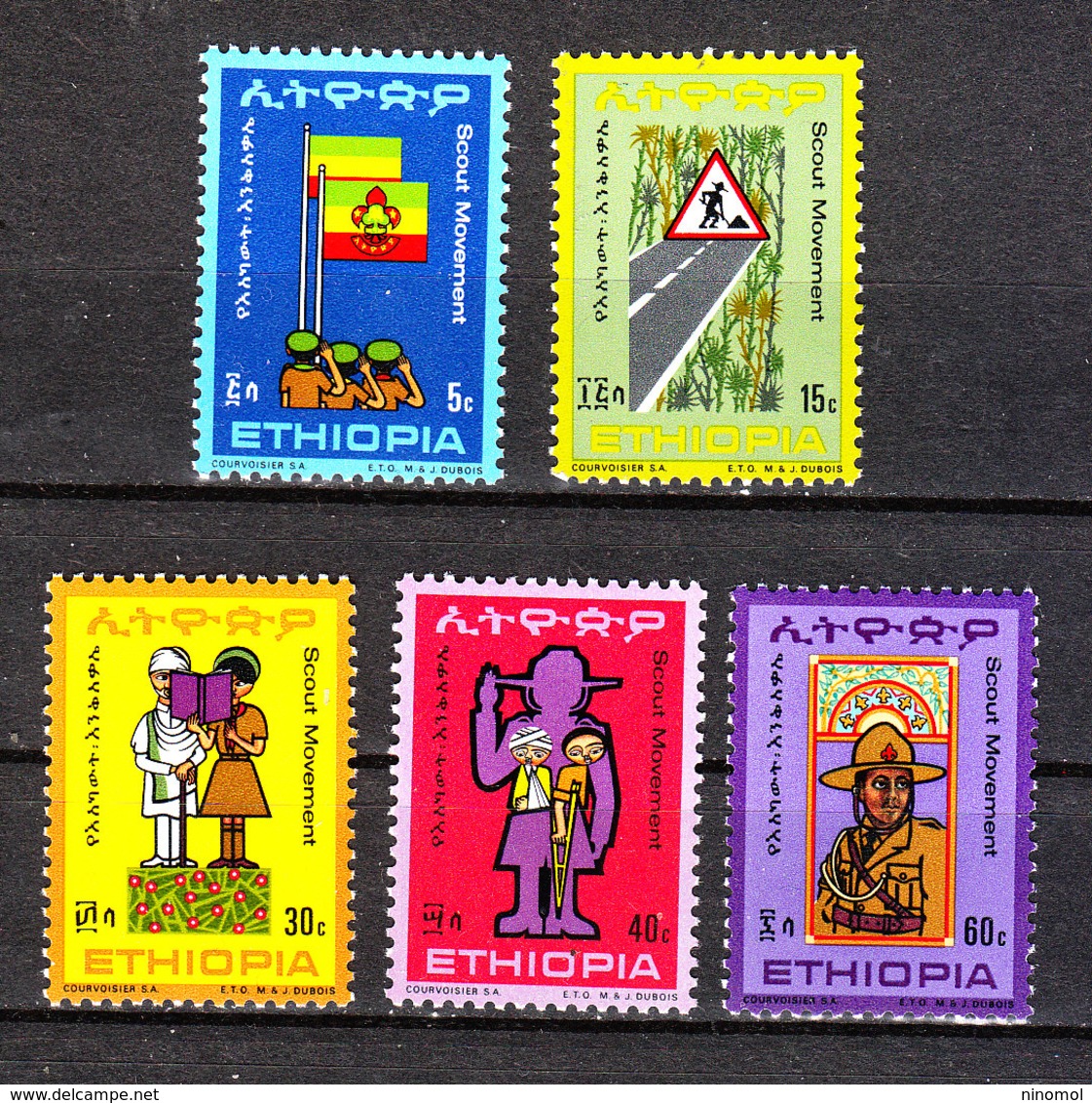 Etiopia - 1973. Scoutismo. Complete MNH Series - Nuovi