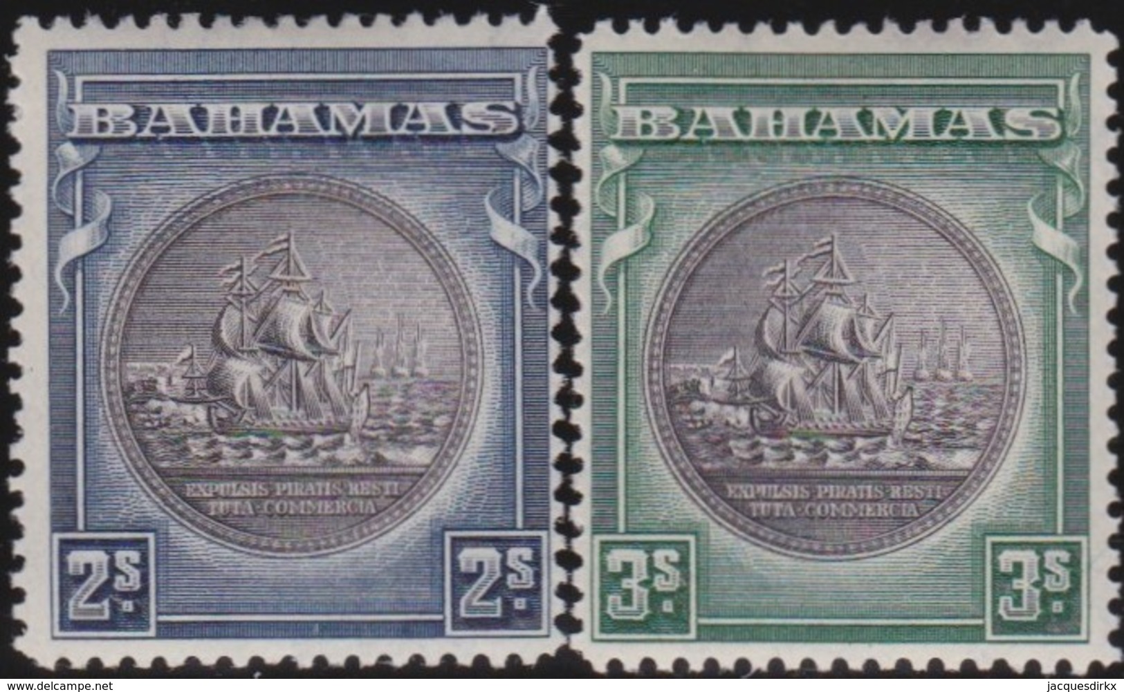 Bahamas    .     SG   .    131/132        .  *      .  Ongebruikt      .   /   .   Mint-hinged - 1859-1963 Colonie Britannique