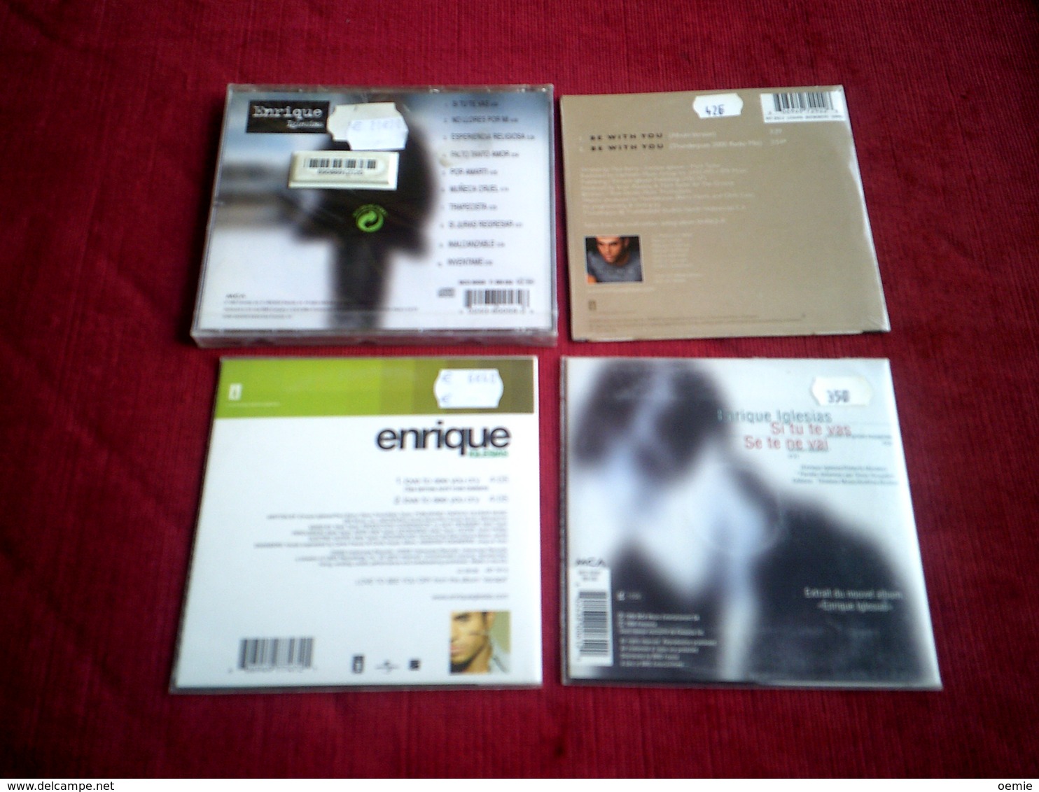 ENRIQUE  IGLESIAS  °  COLLECTION DE 4 CD - Autres - Musique Espagnole