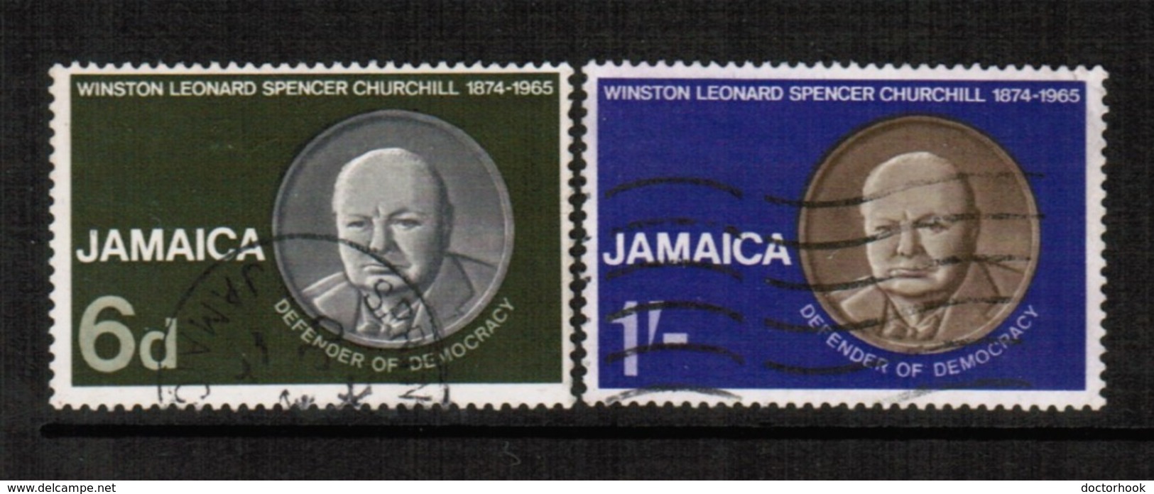 JAMAICA  Scott # 252-3 VF USED (Stamp Scan # 490) - Jamaica (1962-...)