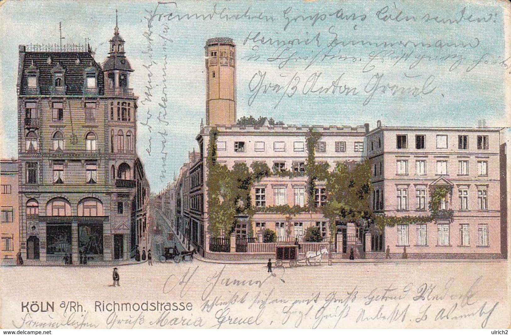 AK Köln A. Rh. - Richmodstrasse - 1904 (40560) - Köln