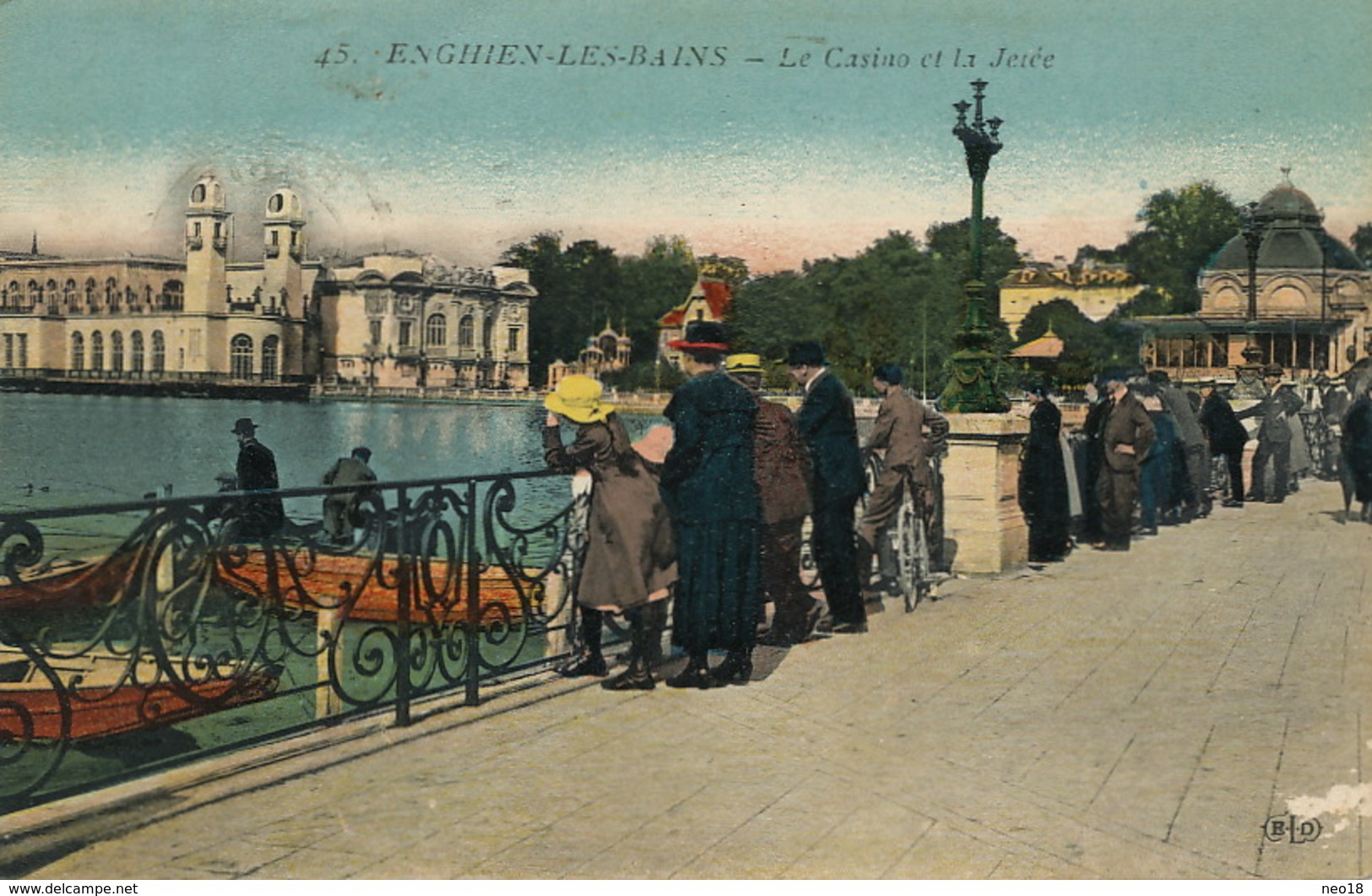 Enghien Les Bains Le Casino Et La Jetée  ELD - Enghien Les Bains