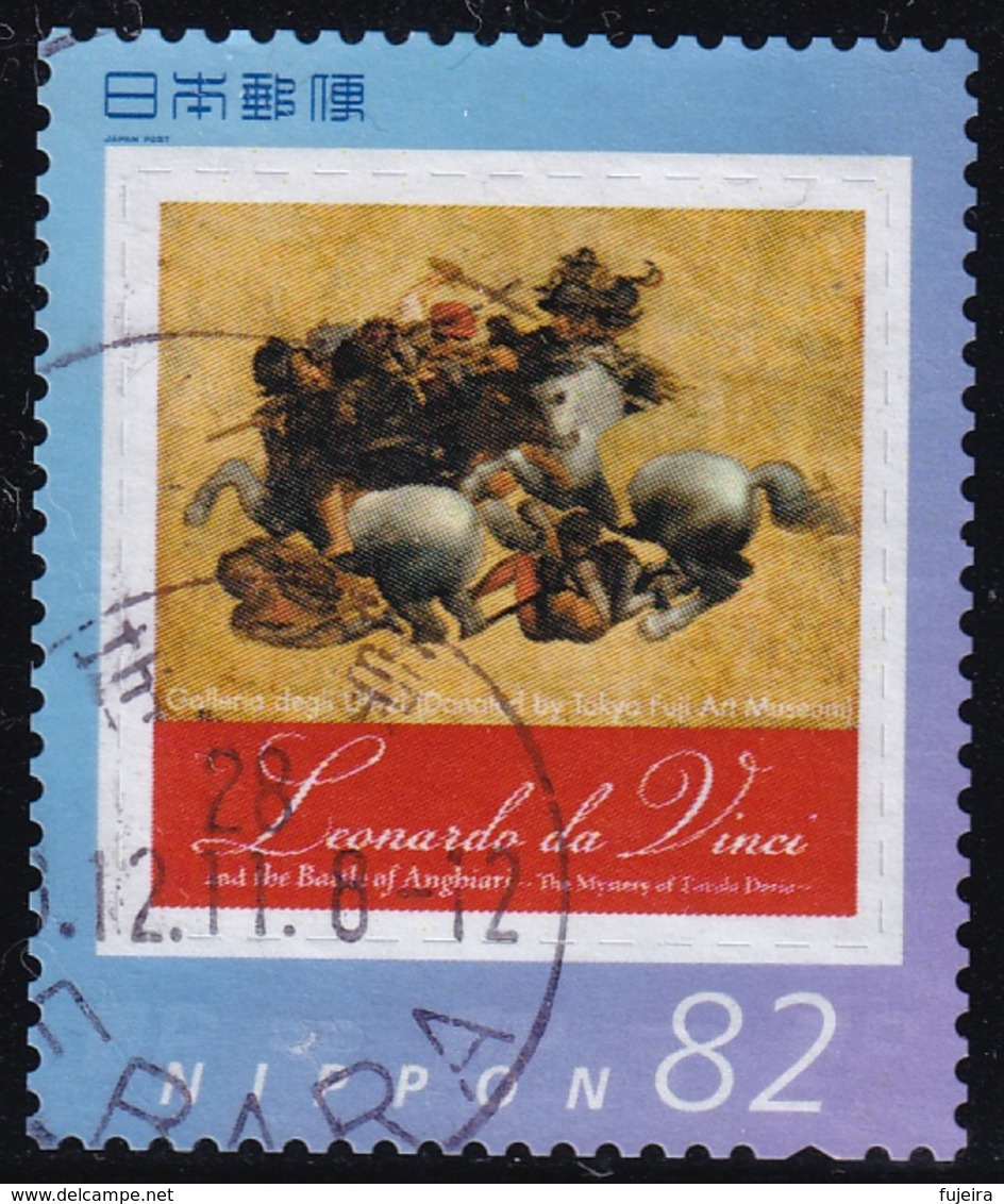 Japan Personalized Stamp, Leonardo Da Vinci Painting (jpu7727) Used - Oblitérés