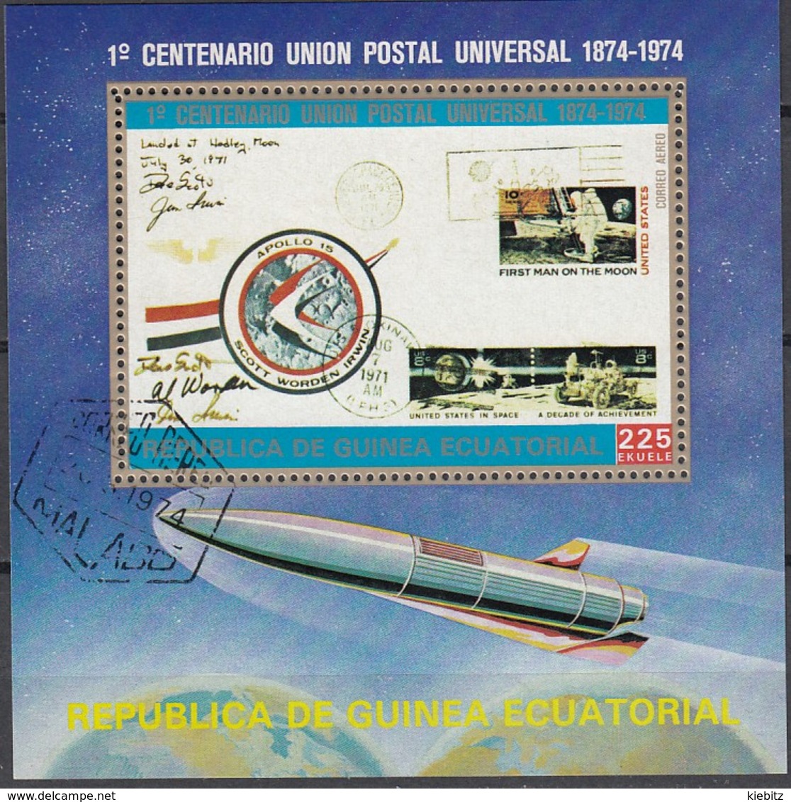 ÄQUAT.GUINEA 1974  MiNr.389  Block 109 - Afrika