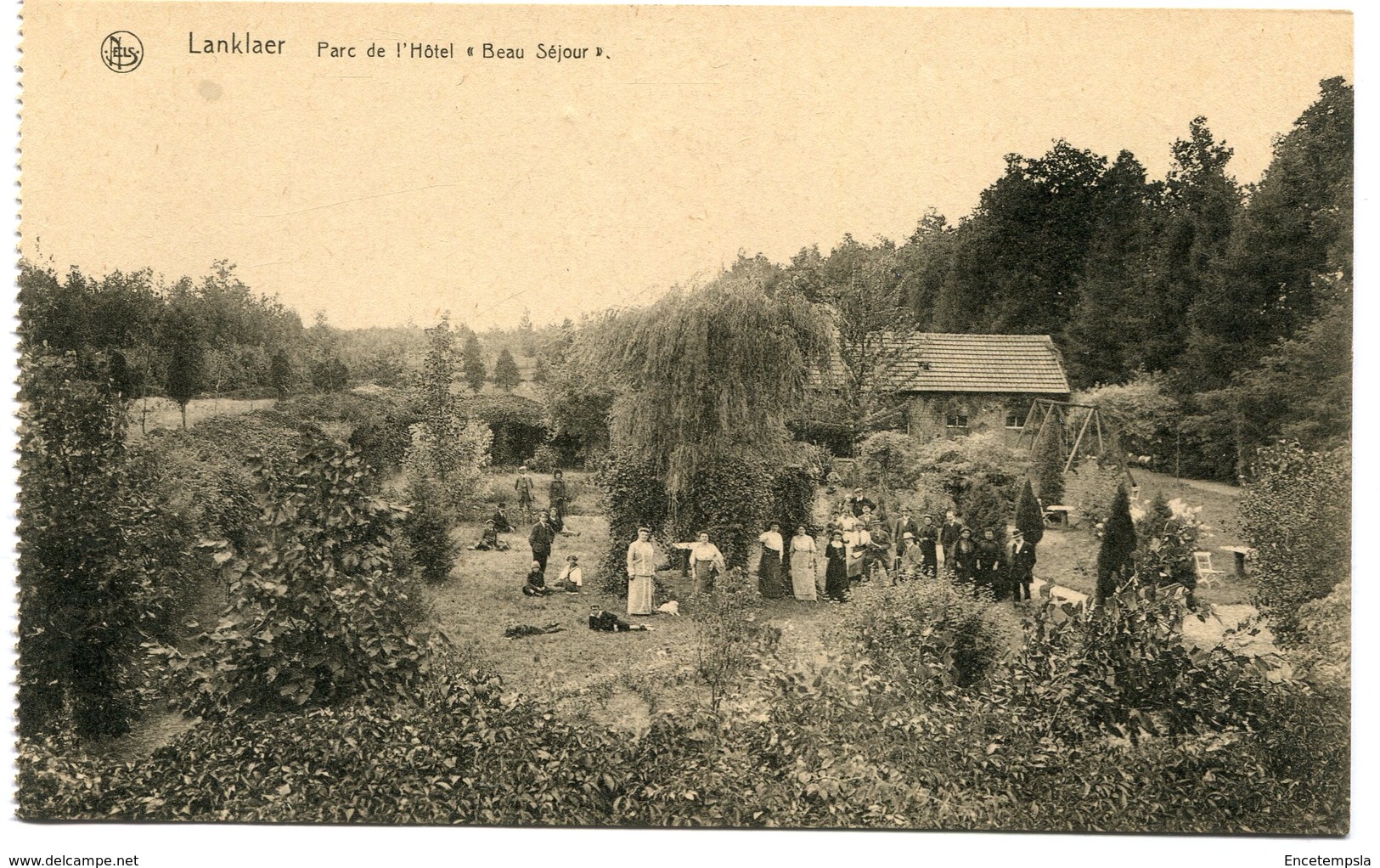 CPA - Carte Postale - Belgique - Lanklaer - Parc De L'Hôtel "Beau Séjour"  (M8181) - Dilsen-Stokkem