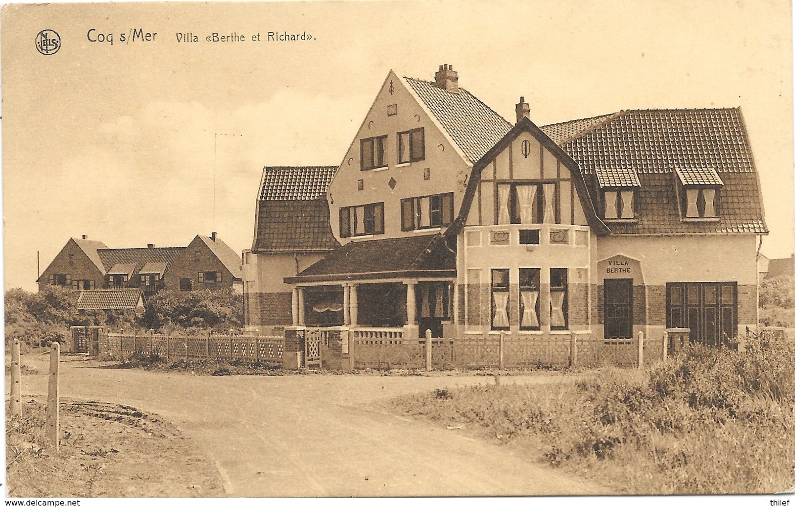Coq-sur-Mer NA96: Villa Berthe Et Richard 1930 - De Haan