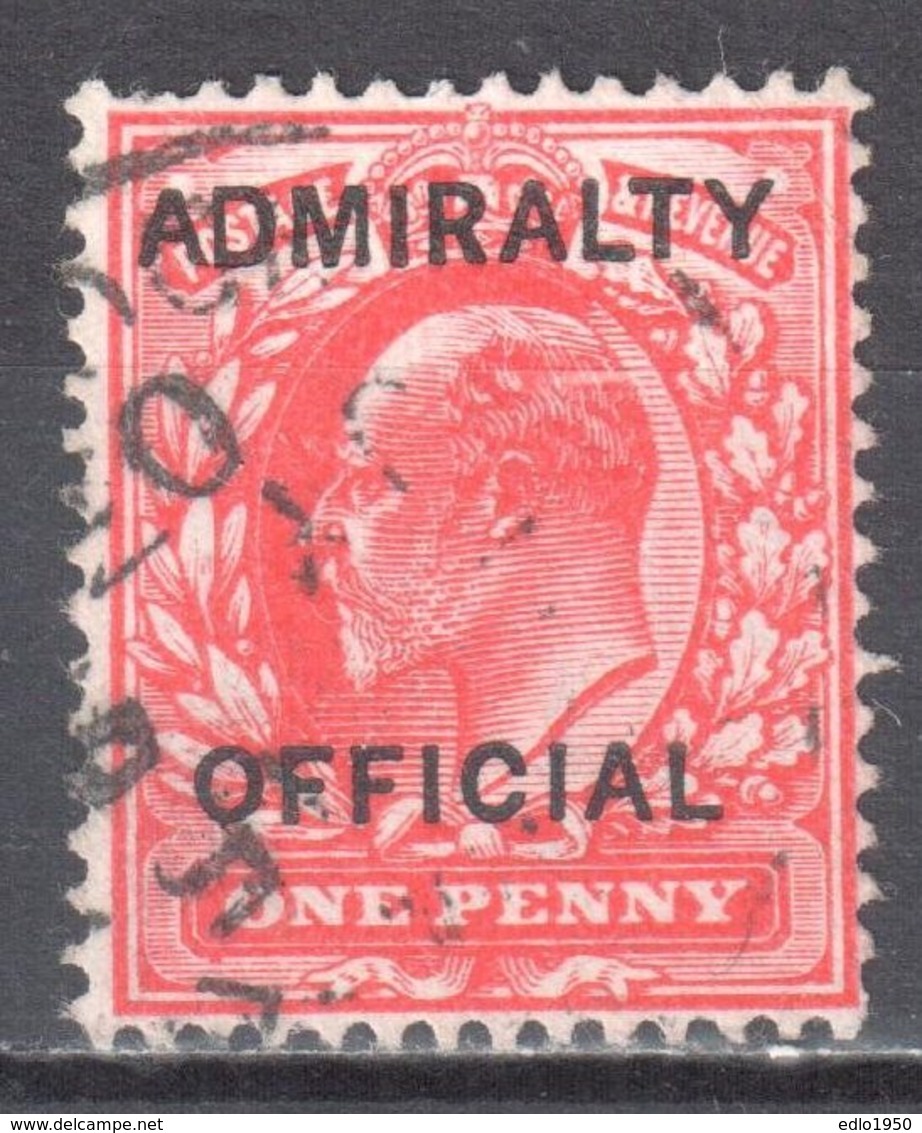 Great Britain 1903/04 - Admiralty Official - Mi.2 I - Used - Officials