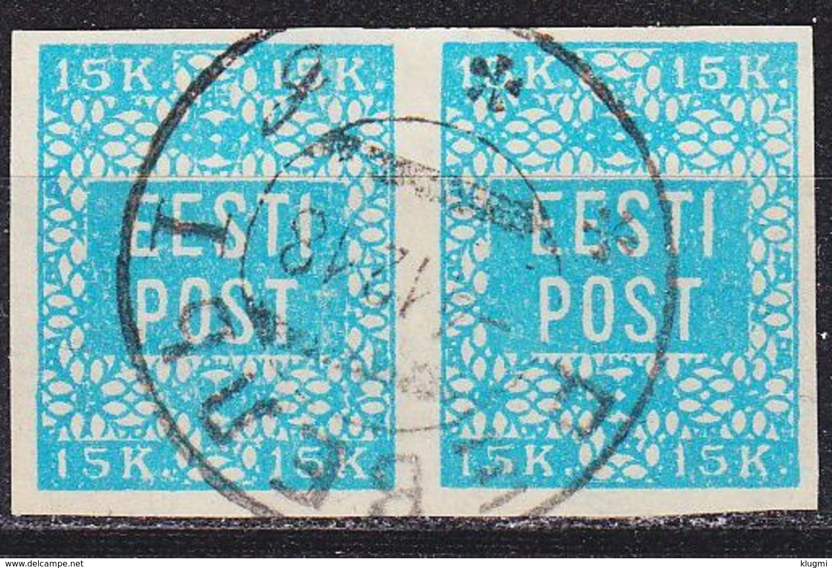 ESTLAND ESTONIA [1918] MiNr 0002 ( O/used ) [01] 2er - Estland