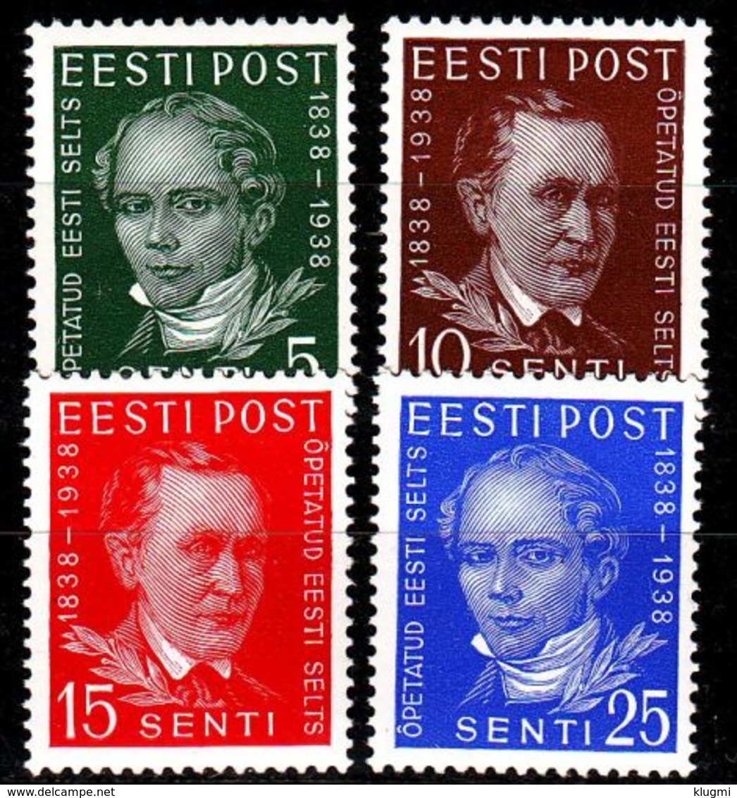 ESTLAND ESTONIA [1938] MiNr 0138-41 ( **/mnh ) - Estland