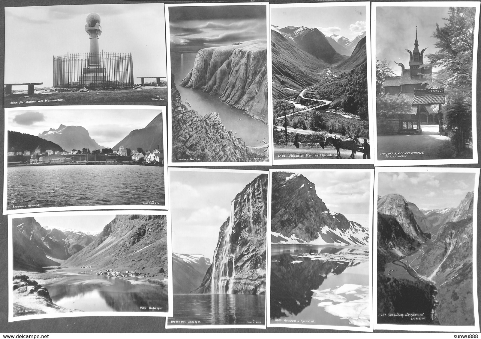 Norway Norge  - Lot Of 35 Postcards (voir Zie See Scans) - Norvège