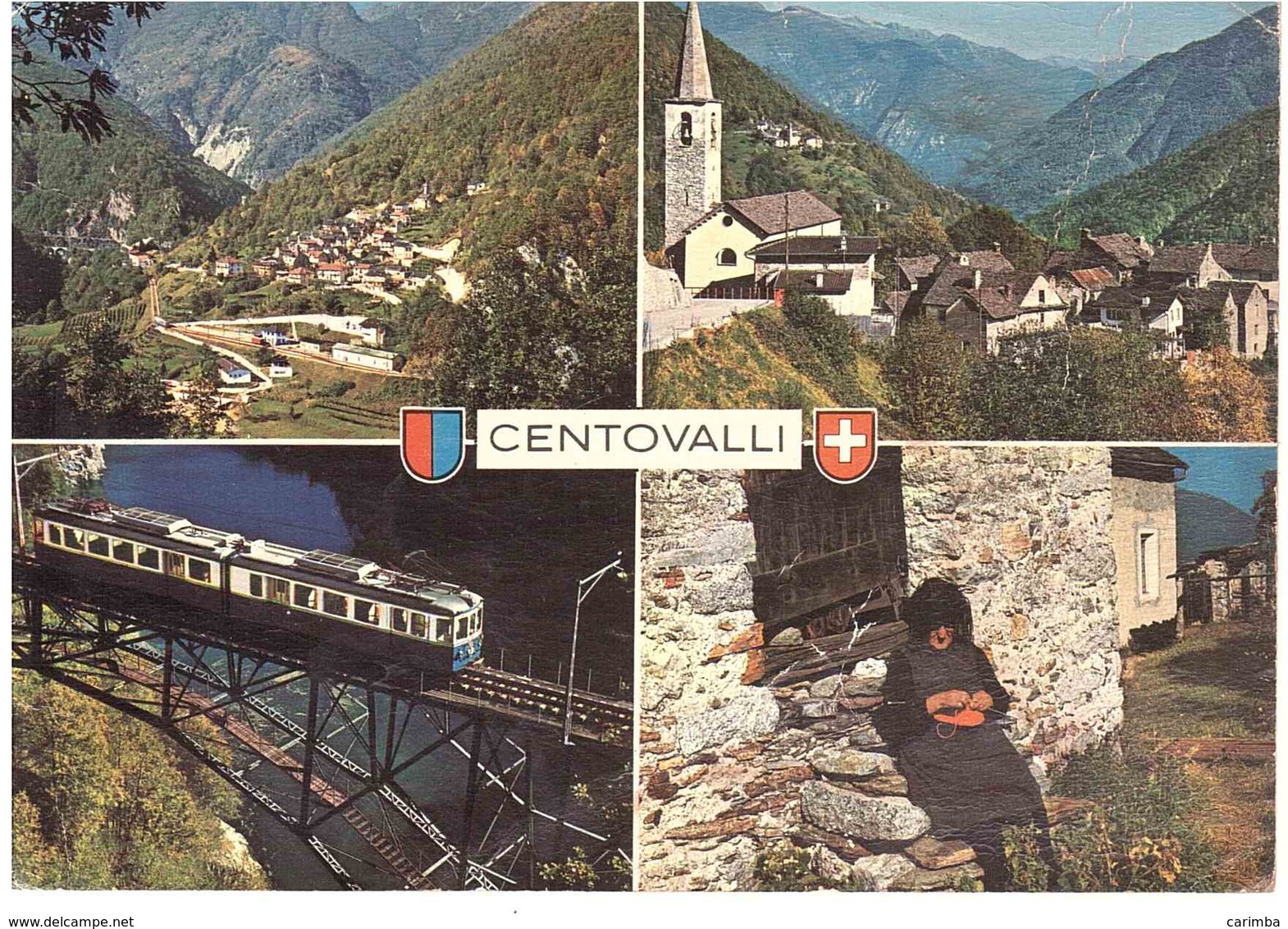 CENTOVALLI CAMEDO BORGNONE MONETO - Centovalli