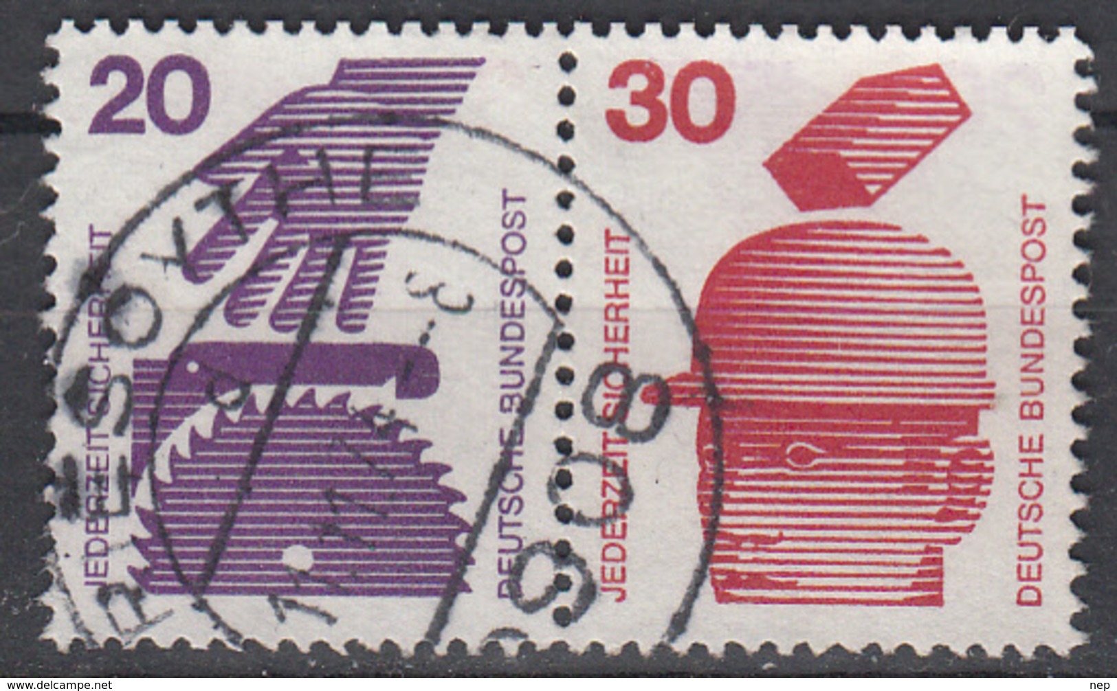 BUND - Michel - 1971 - Nr 696A + 698A - Gest/Obl/Us - Oblitérés