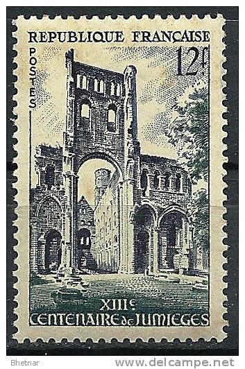 FR YT 985 " L' Abbaye De Jumières " 1954 Neuf** - Unused Stamps