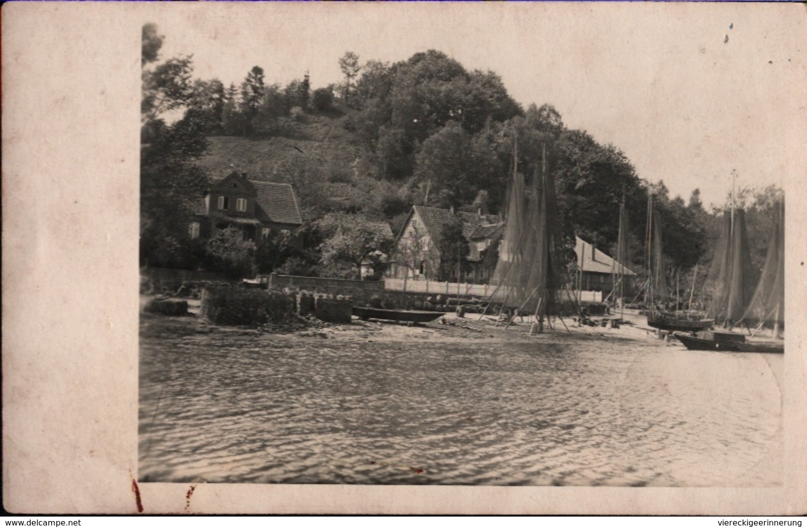 ! Alte Fotokarte Aus Hitzacker, Elbe, Fischerboote, Landpoststempel Penkefitz über Dannenberg, 1934 - Hitzacker