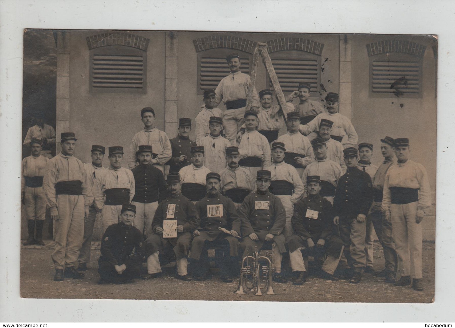 Carte Postale Photo Annecy 30ème Régiment Infanterie Déchanoz 1911 Pressieu - Krieg, Militär