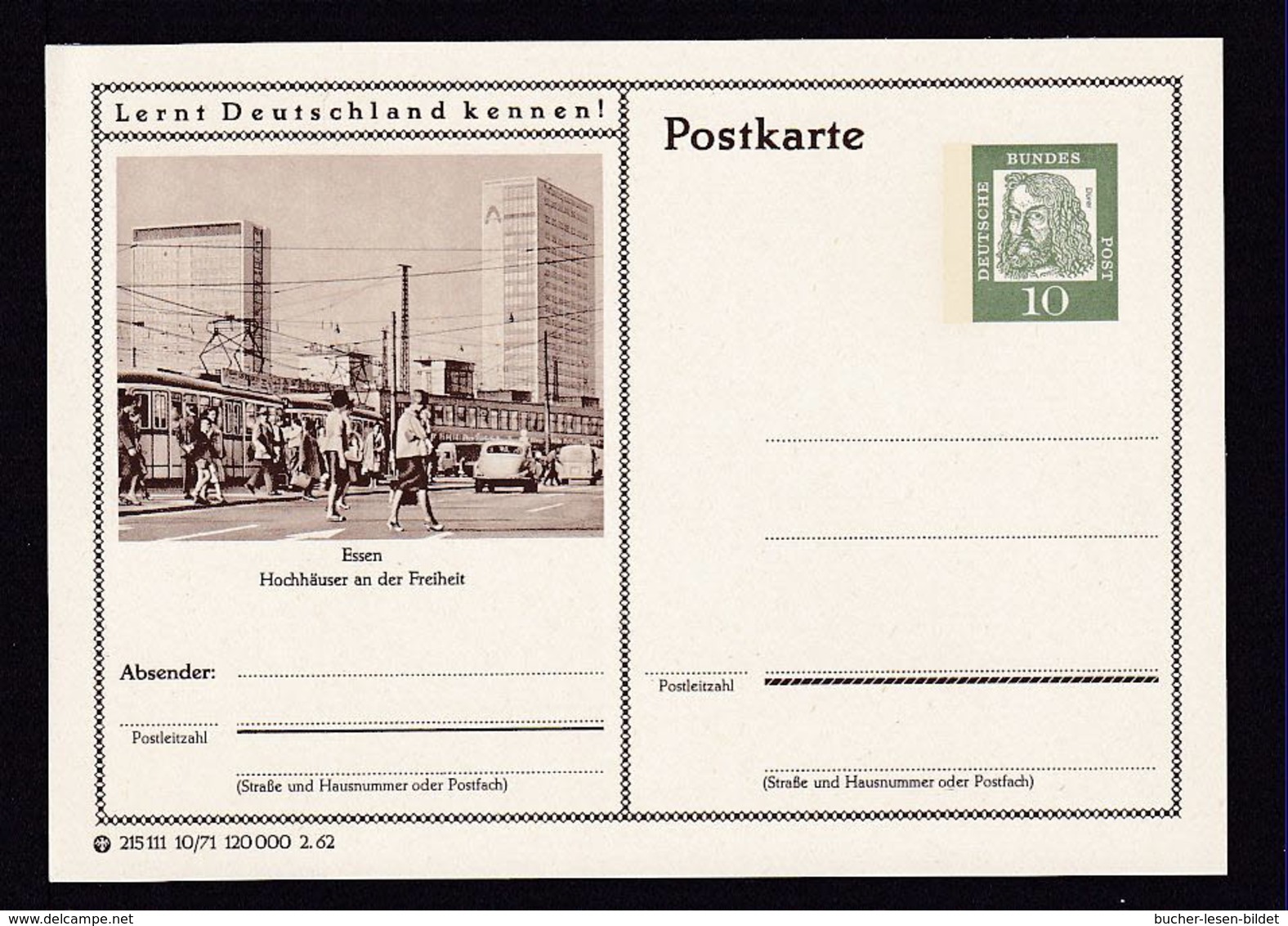 Bund P 72  10/71 Essen  Ungebraucht - Cartes Postales Illustrées - Neuves