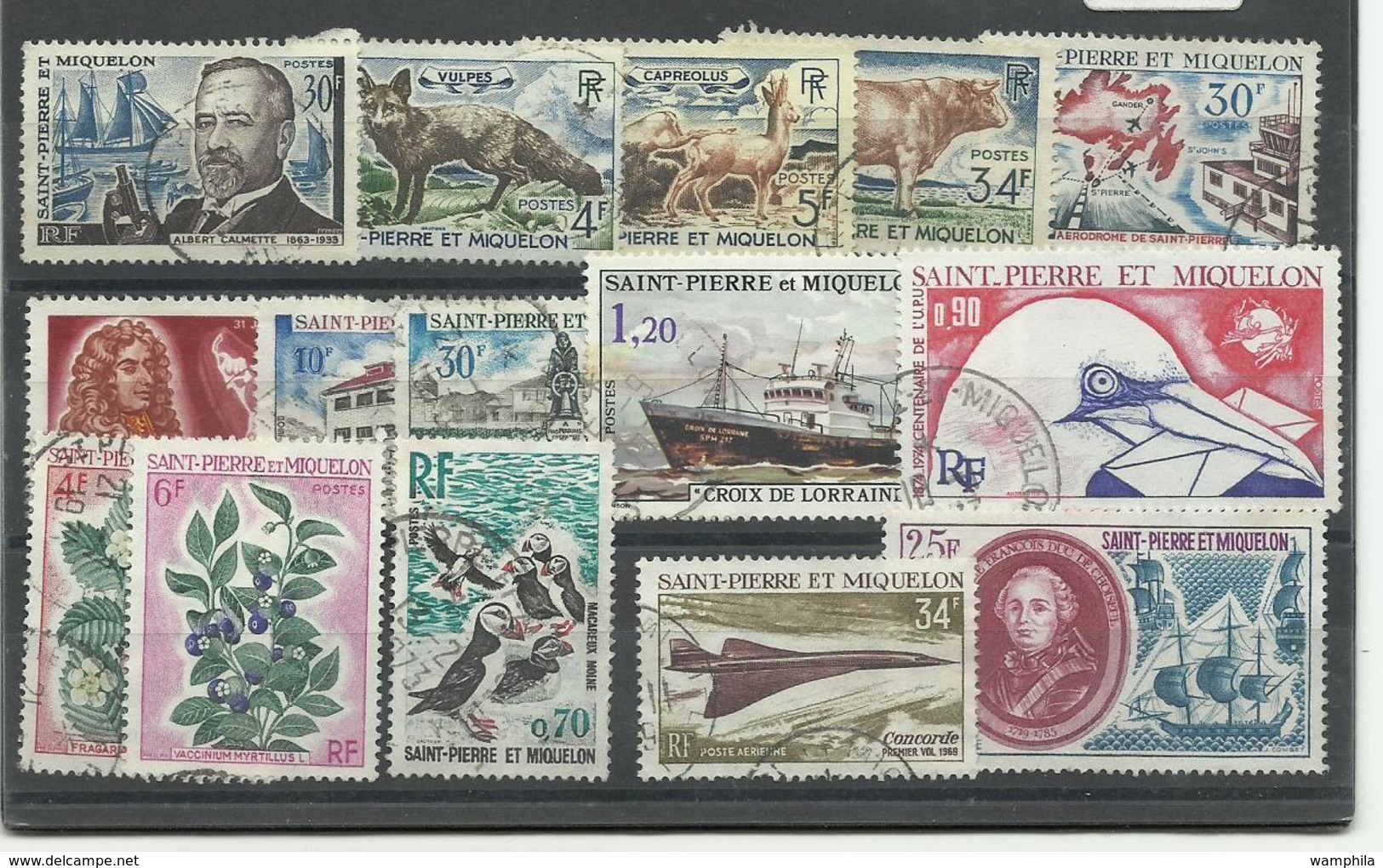 SPM Un Lot De Timbres Oblitérés Cote YT 182€70 - Used Stamps