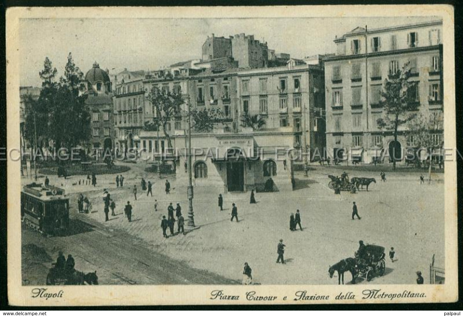 Napoli Piazza Cavour Stazione Metropolitana Tram Tramway Tramvia - Napoli (Naples)