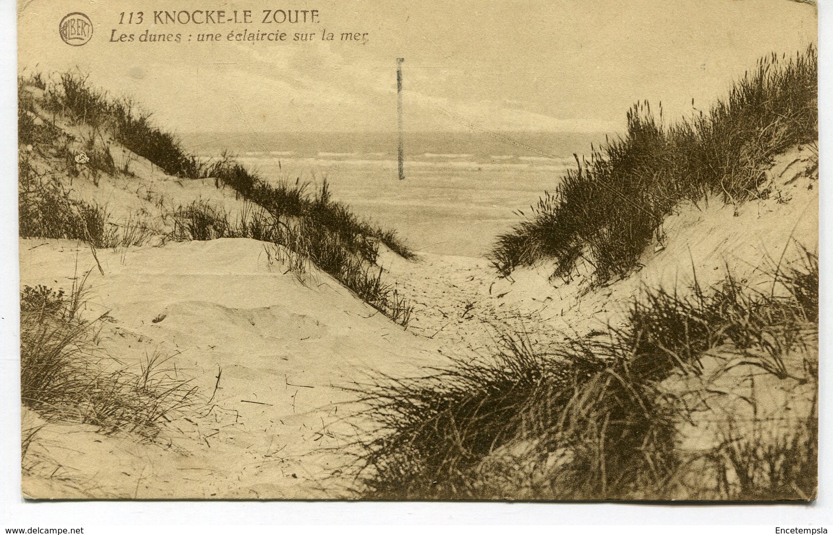 CPA - Carte Postale - Belgique - Knocke Le Zoute - Les Dunes - Une Éclaircie Sur La Mer - 1923 (M8193) - Knokke