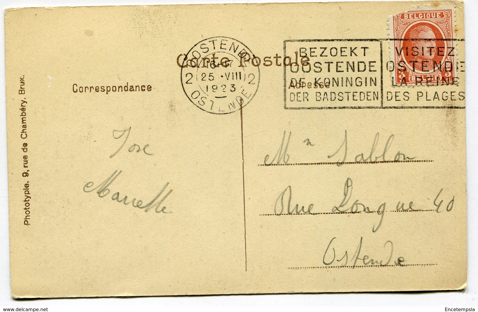 CPA - Carte Postale - Belgique - Knocke Le Zoute - Les Dunes - Une Éclaircie Sur La Mer - 1923 (M8193) - Knokke