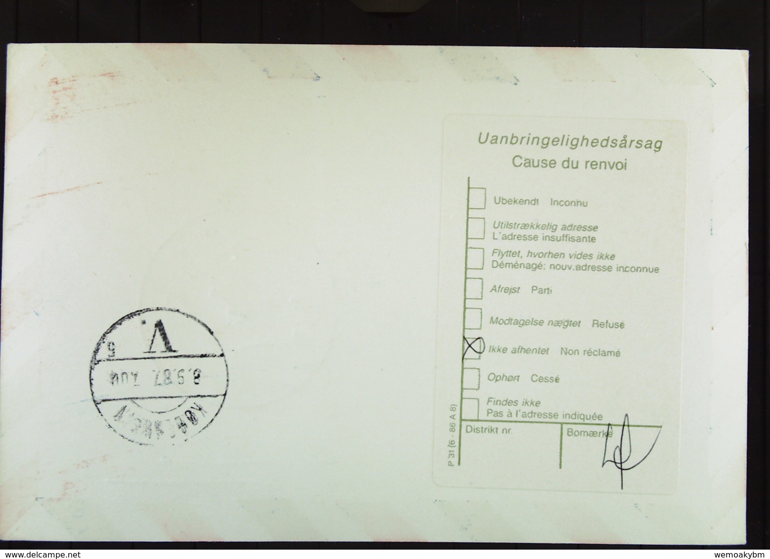 DDR: Luftpost-Karte Mit Herbst-Messe-Sonderflug IF 478 Mit IL-62 Nach Kopenhagen Vom 06.09.87 - Airmail