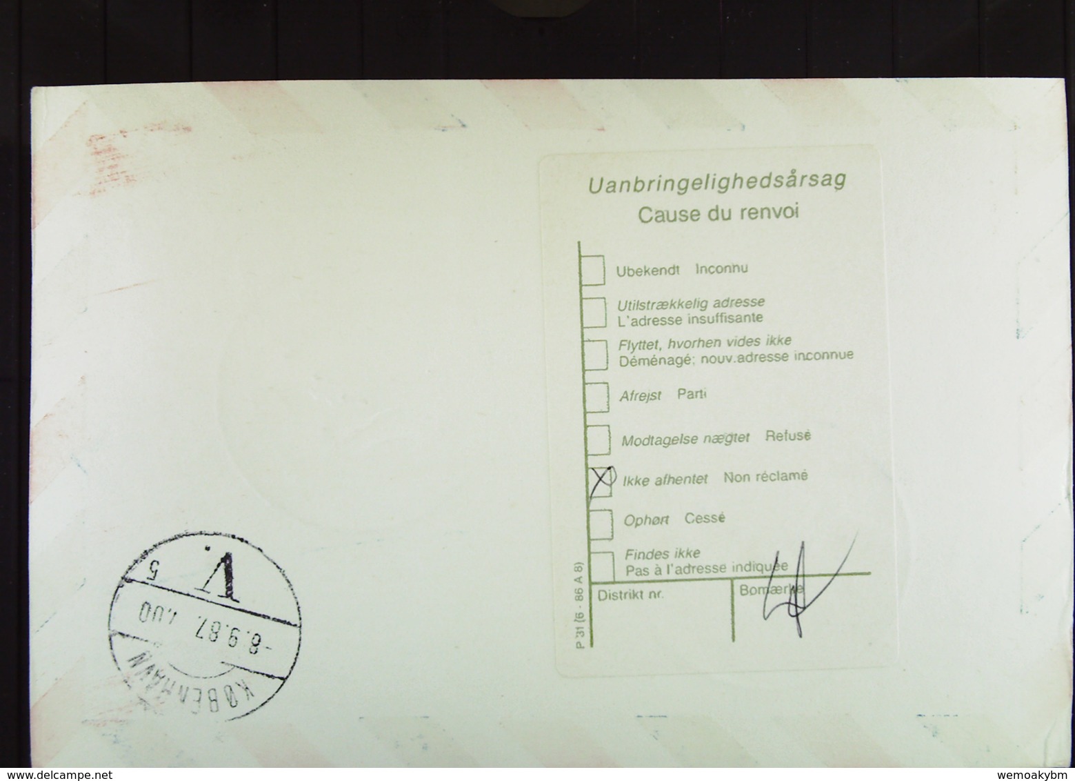 DDR: Luftpost-Karte Mit Herbst-Messe-Sonderflug IF 478 Mit IL-62 Nach Kopenhagen Vom 06.09.87 - Airmail