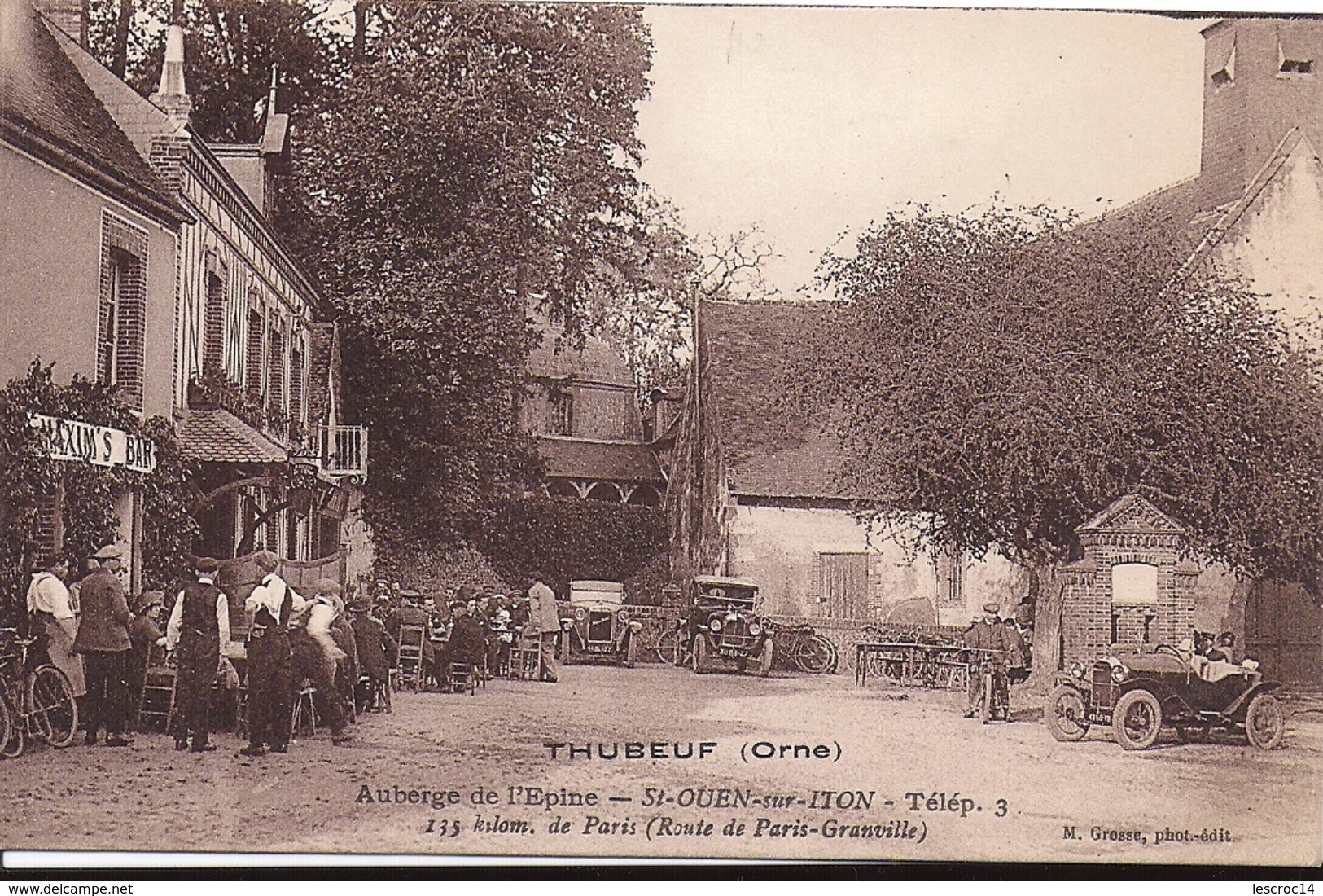 THUBEUF Auberge De L'Epine St Ouen Sur Iton  - Photographe M GROSSE - Autres & Non Classés