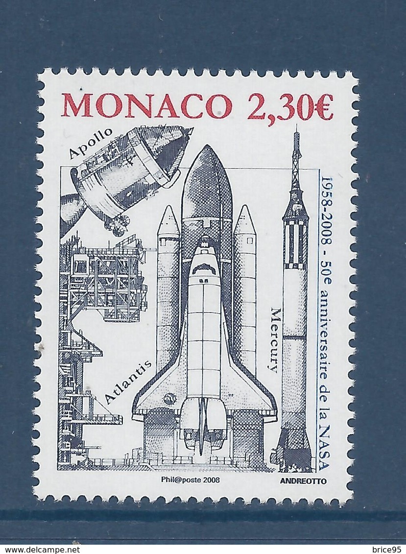 Monaco - YT N° 2619 - Neuf Sans Charnière - 2008 - Ungebraucht