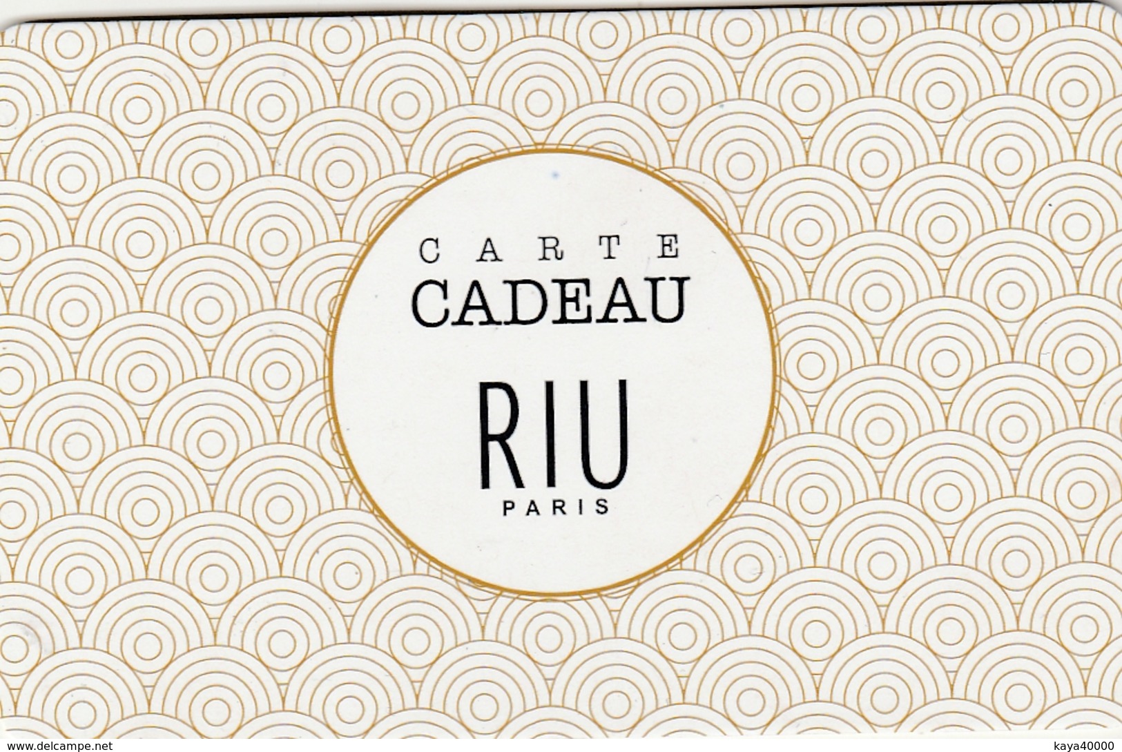 Carte Cadeau   ## RIU  ##    Gift Card, Giftcart, Carta Regalo, Cadeaukaart - Gift Cards