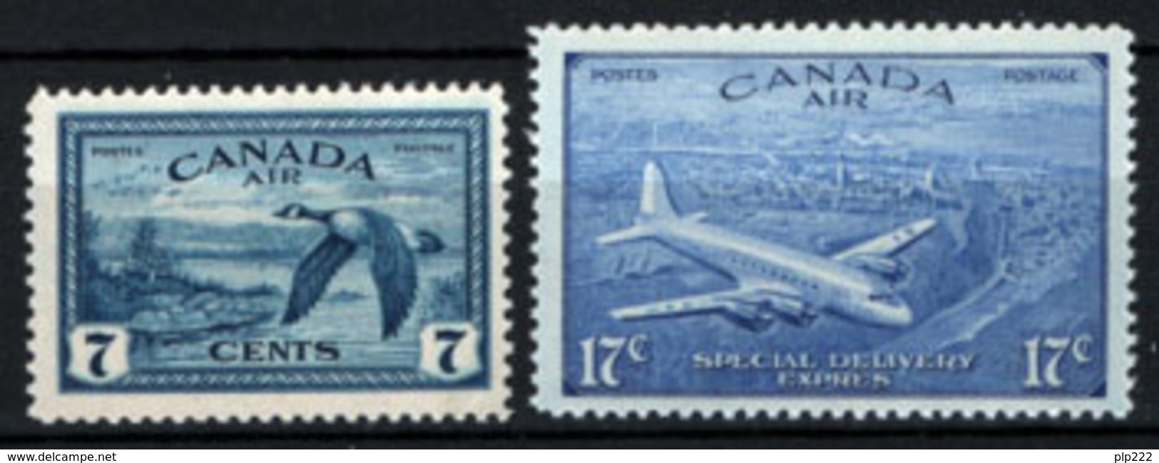 Canada 1946 Posta Aerae Y.T.A11/12 MNH/** VF/F - Posta Aerea