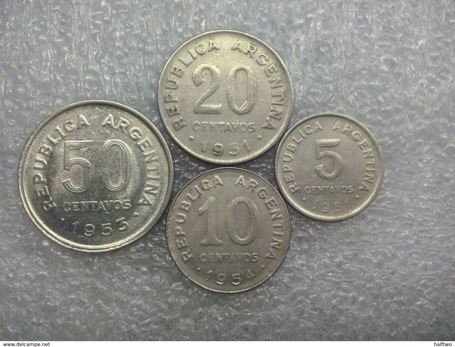 Argentina  5 - 50 Centavos   1951-54 - Argentine