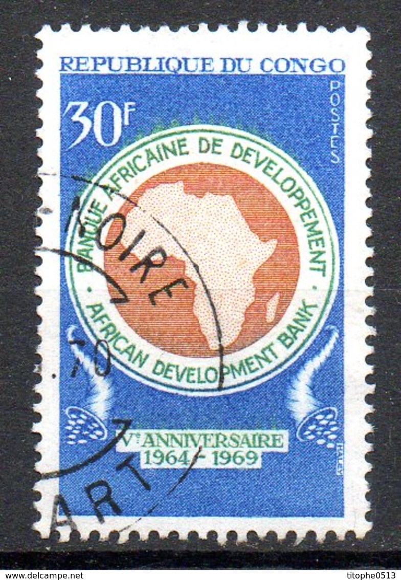 CONGO. N°228 Oblitéré De 1969. Banque Africaine De Développement. - Oblitérés